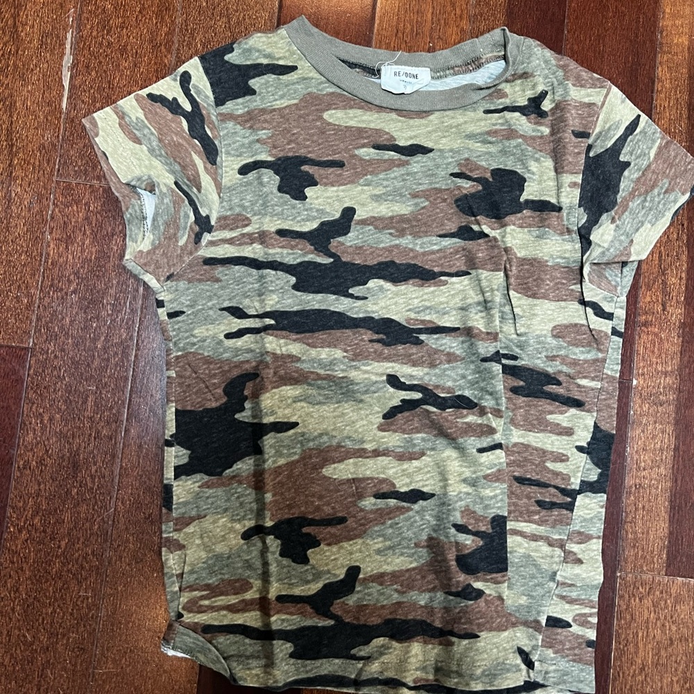 Re/done army tee size xs